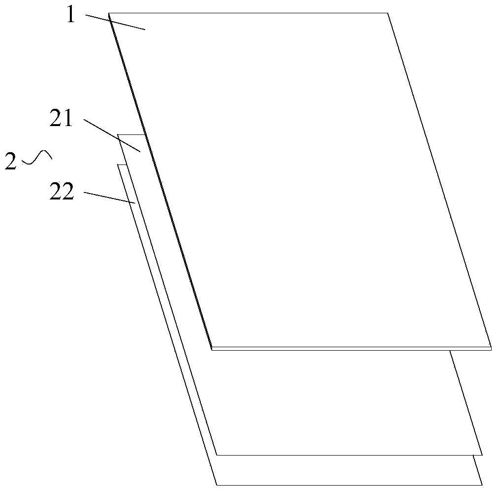 Capacitive touch screen of post double-layer single-sided metal electrode array