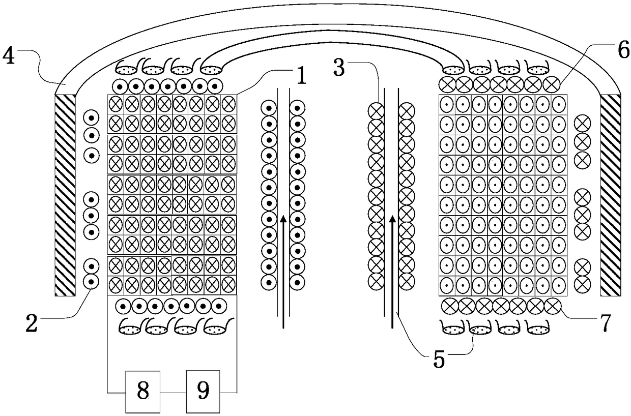 Coupling-cooling-type pipe fitting flexible electromagnetic forming method and device