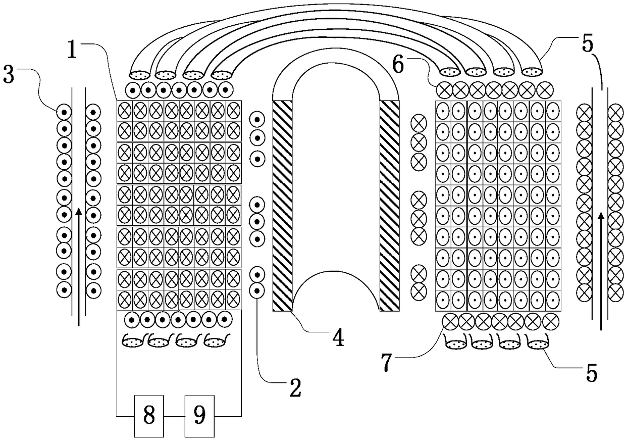 Coupling-cooling-type pipe fitting flexible electromagnetic forming method and device