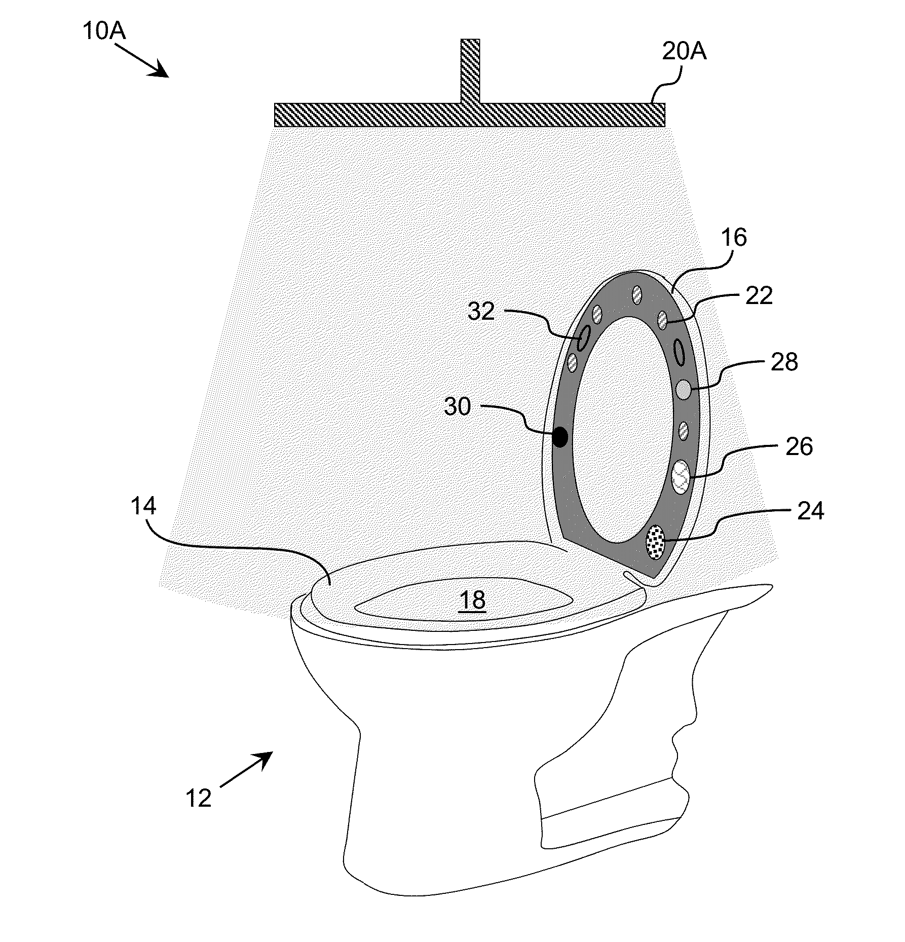 Ultraviolet-Based Bathroom Surface Sanitization