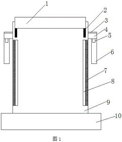 Heat radiation structure for electronic bus stop board