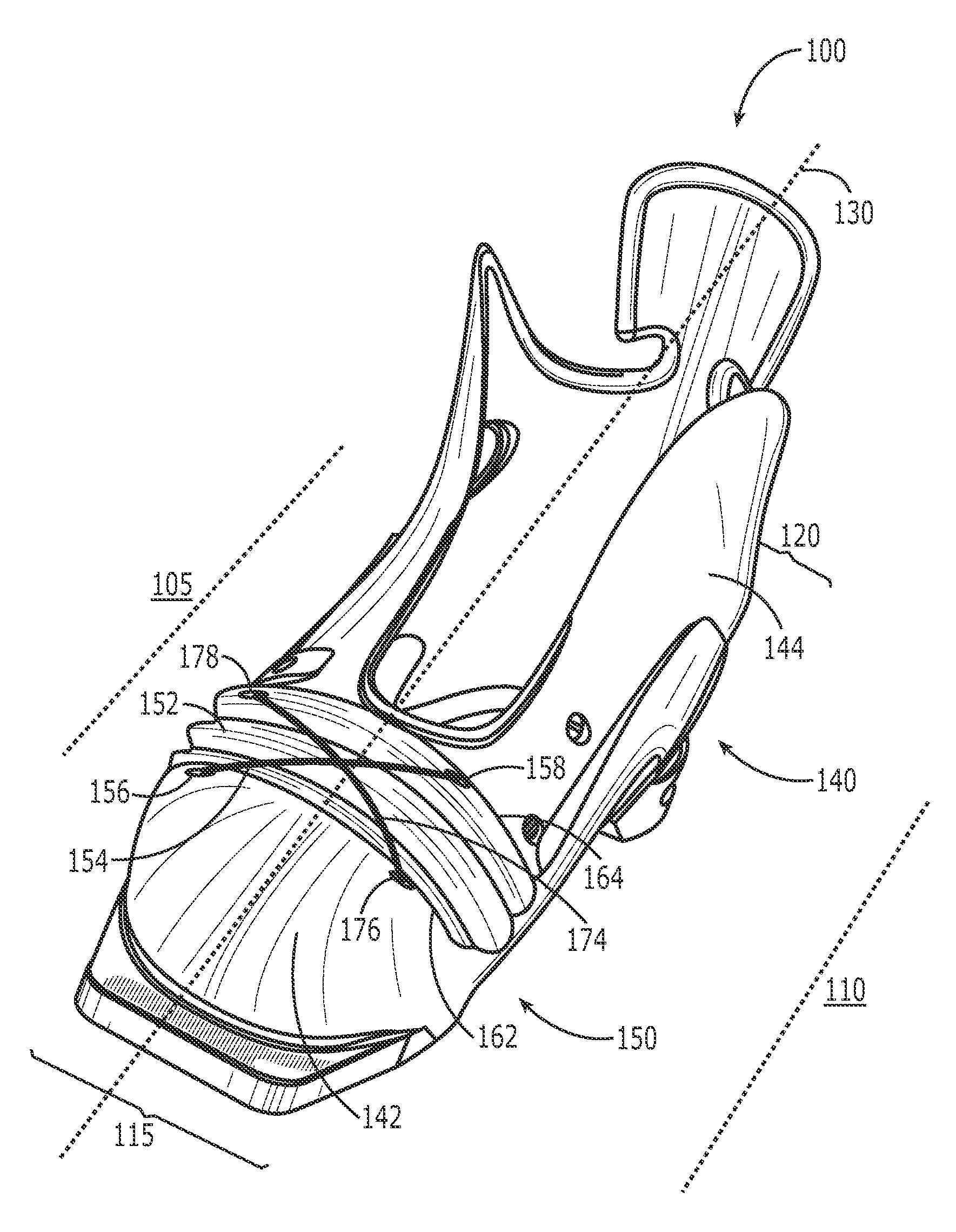 Boot articulation support system