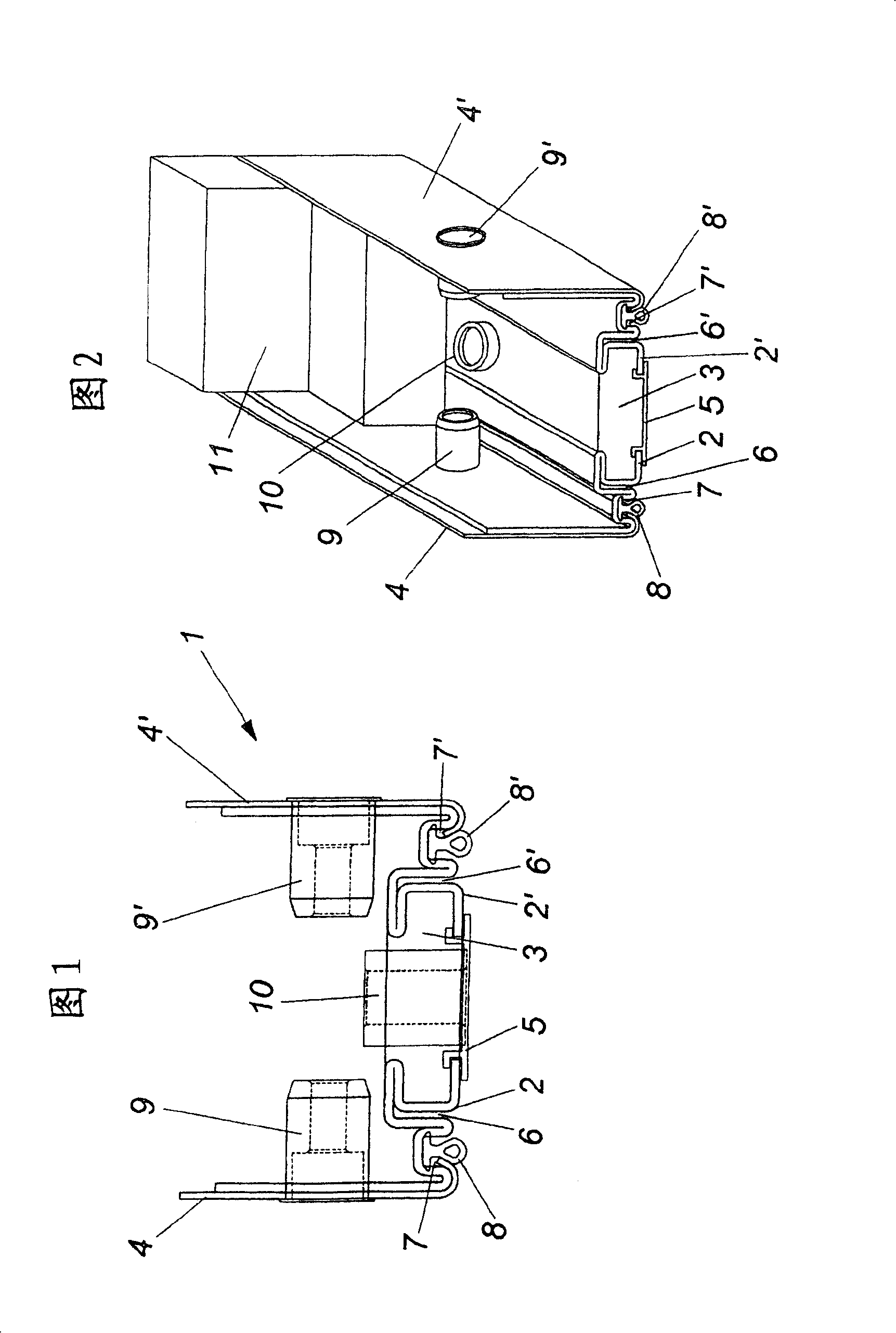 Panel for modular housing construction in particular of ventilating and air conditioning plants