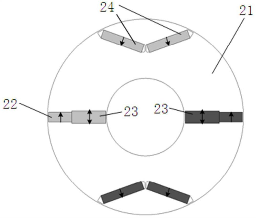 A hybrid magnetic steel AC excitation memory motor