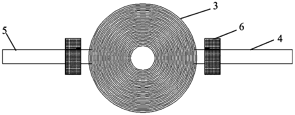 Micro-buckle battery and preparation method thereof