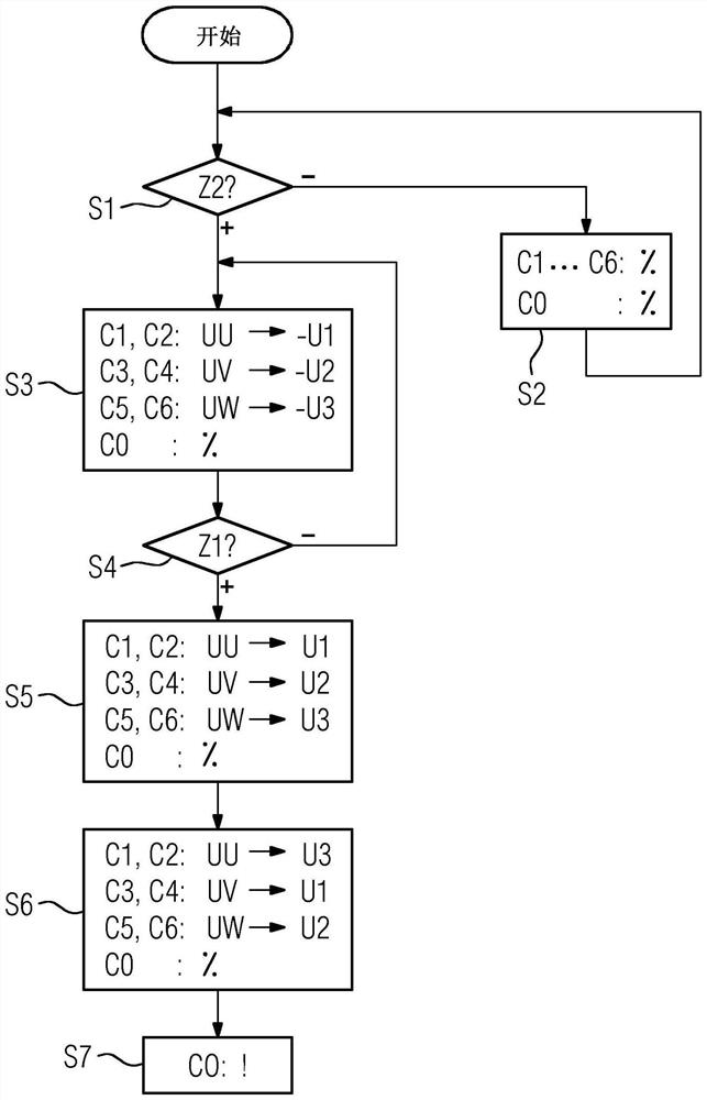 Frequency converter with simplified pre-charging circuit