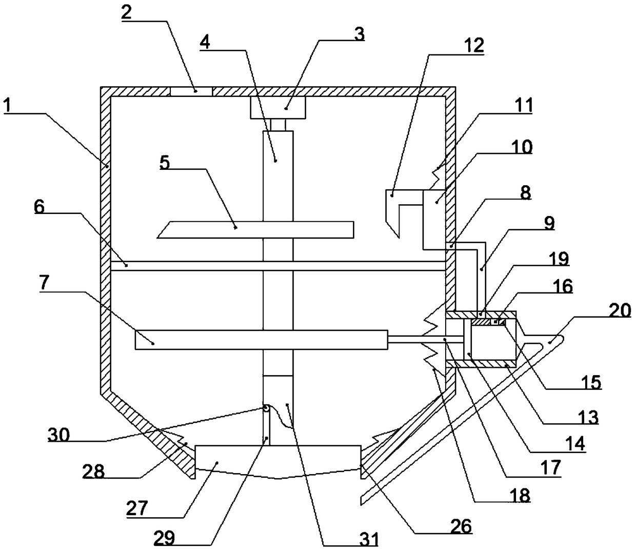 Land preparation method for plum planting