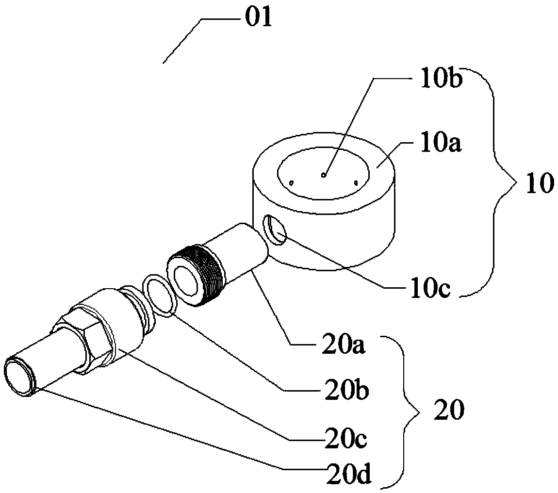 Medical ultrasonic scalpel cleaning device