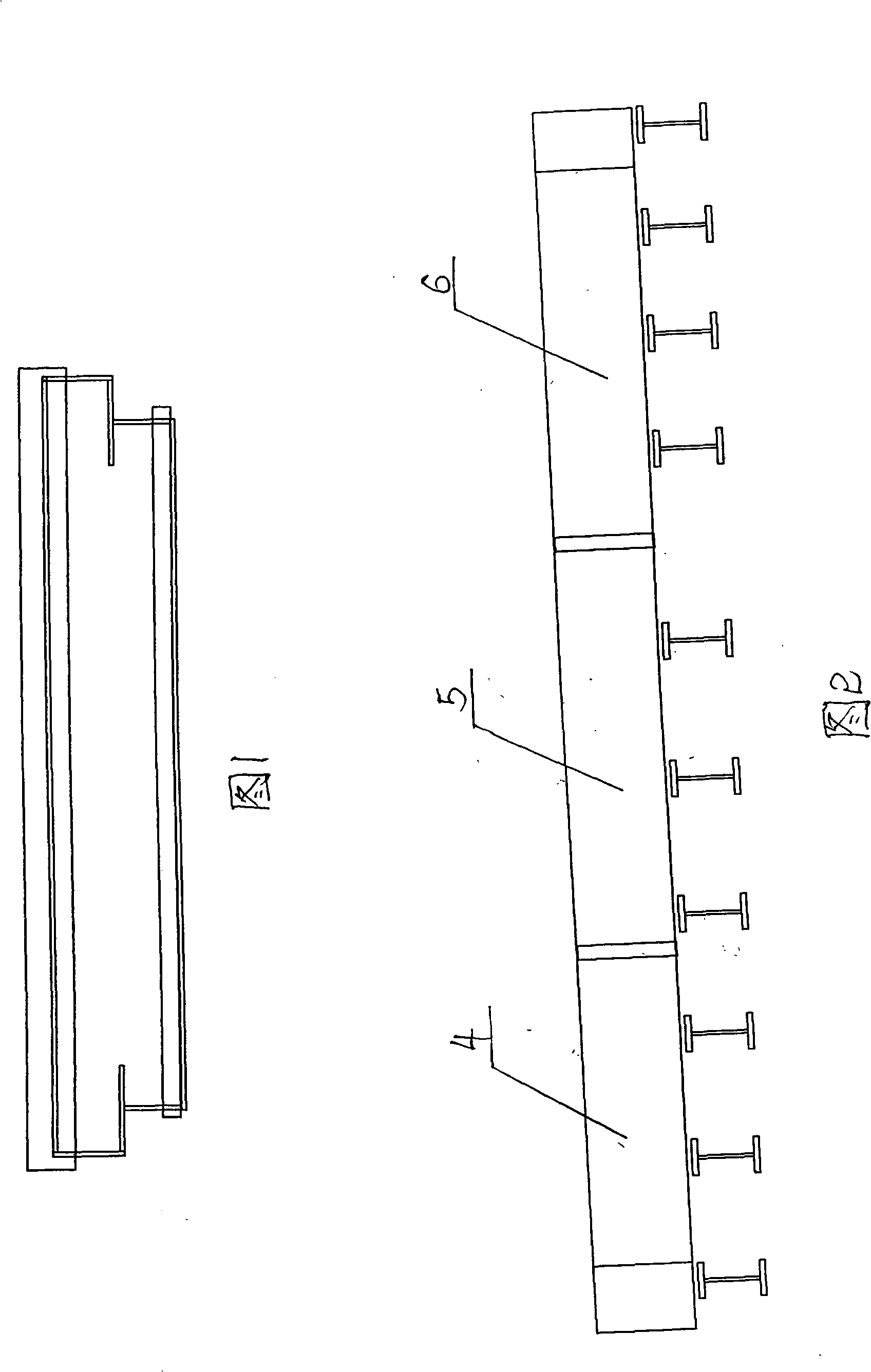 Giant crane beam mounting method