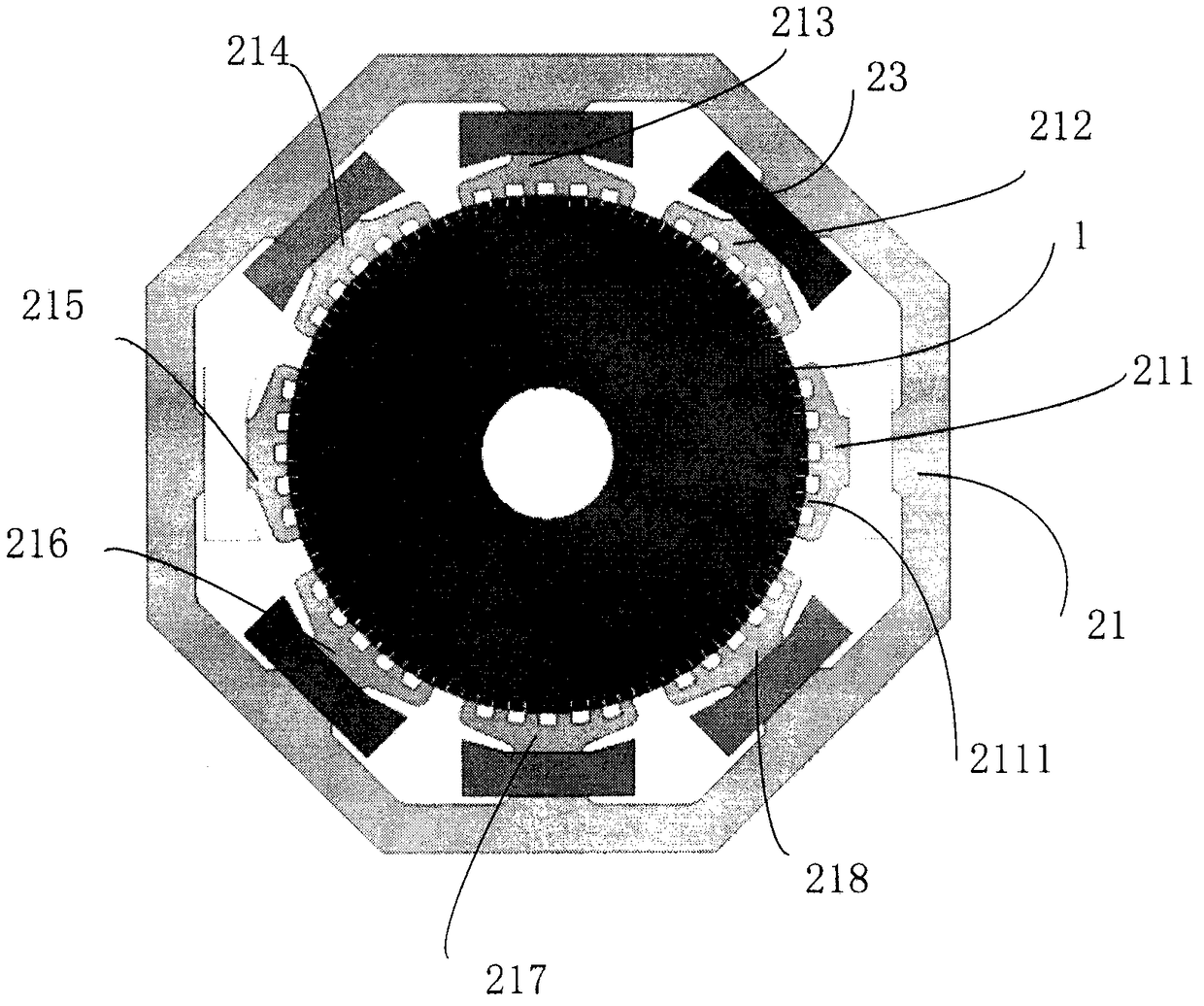 Hybrid stepping motor