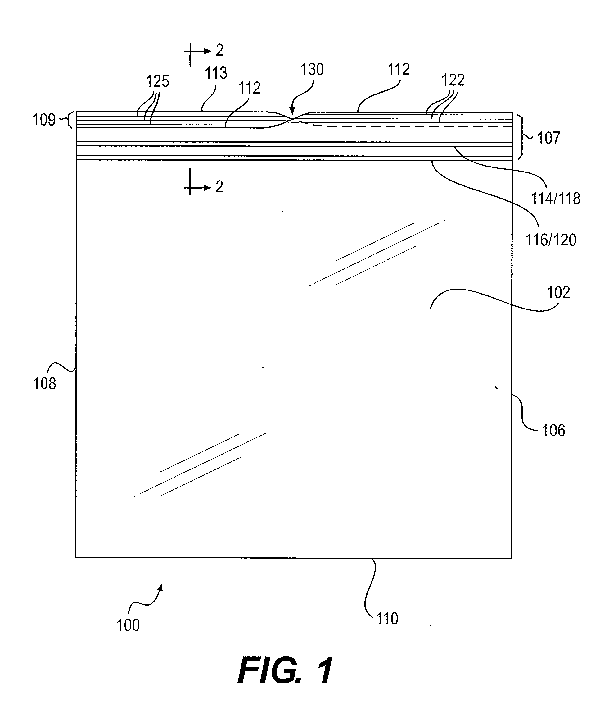 Storage Bag With Lips Shaped To Facilitate Unsealing Of The Bag