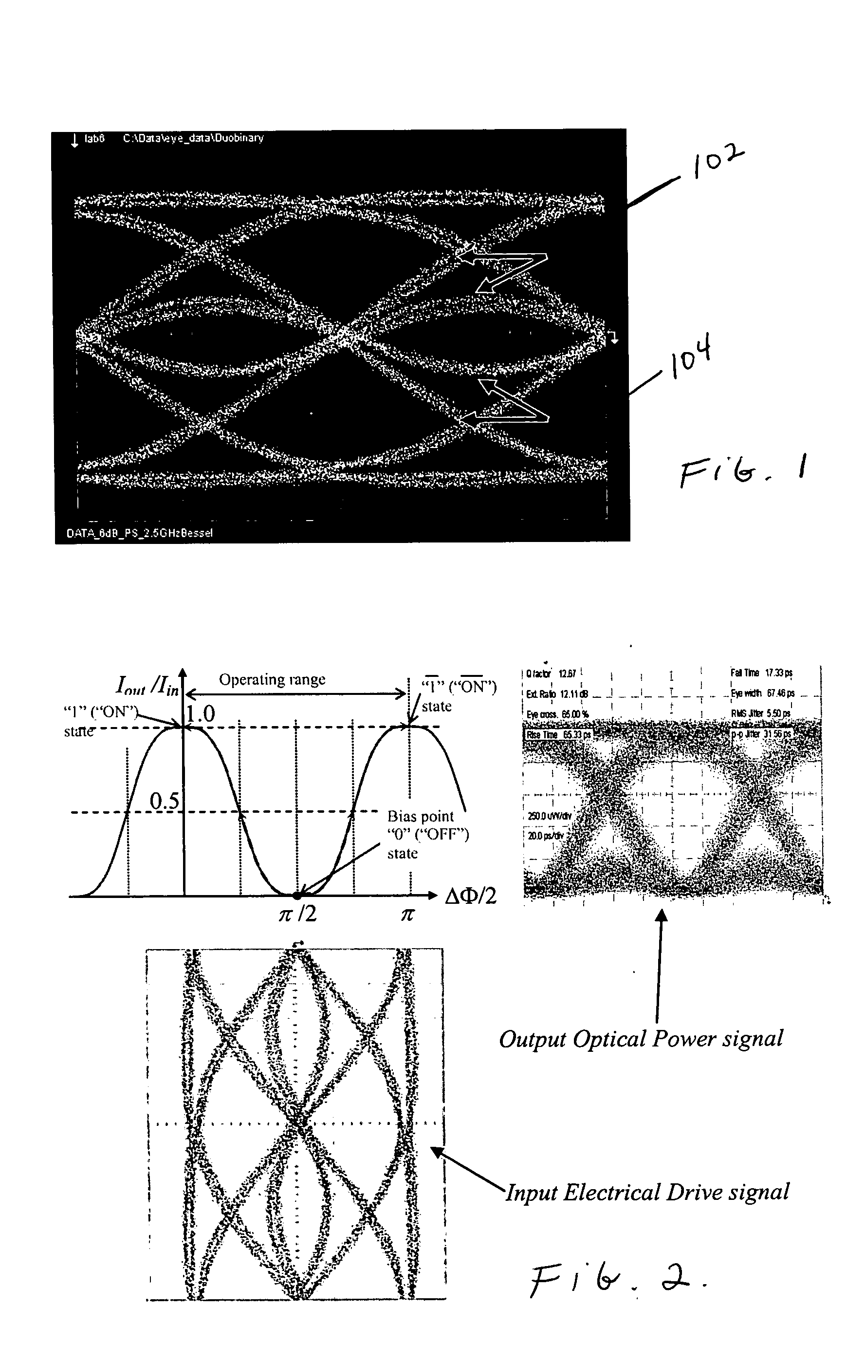 Automatic DC bias control for the duobinary modulation format utilizing a low-pass electrical filter