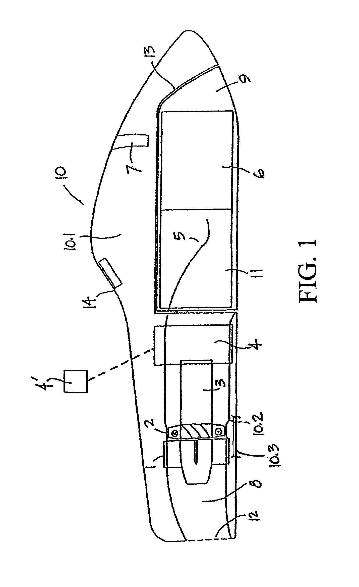 Electric motor-driven water craft, which is cooled by the surrounding water