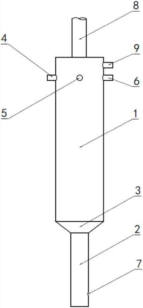 Air cooling high-temperature dynamic pressure probe