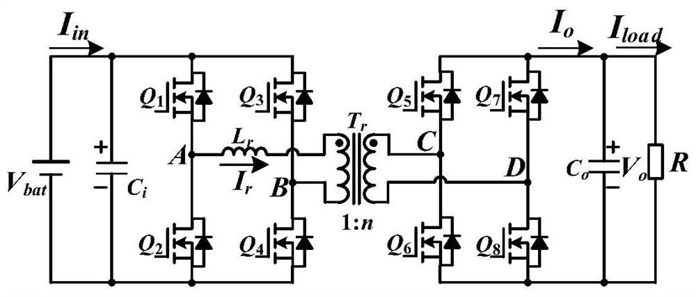 Load current feed-forward control method for dual active bridge converters based on triple phase-shift modulation