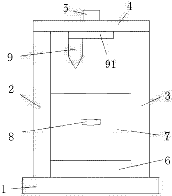 LED glue dispensing packaging device