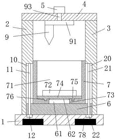 LED glue dispensing packaging device