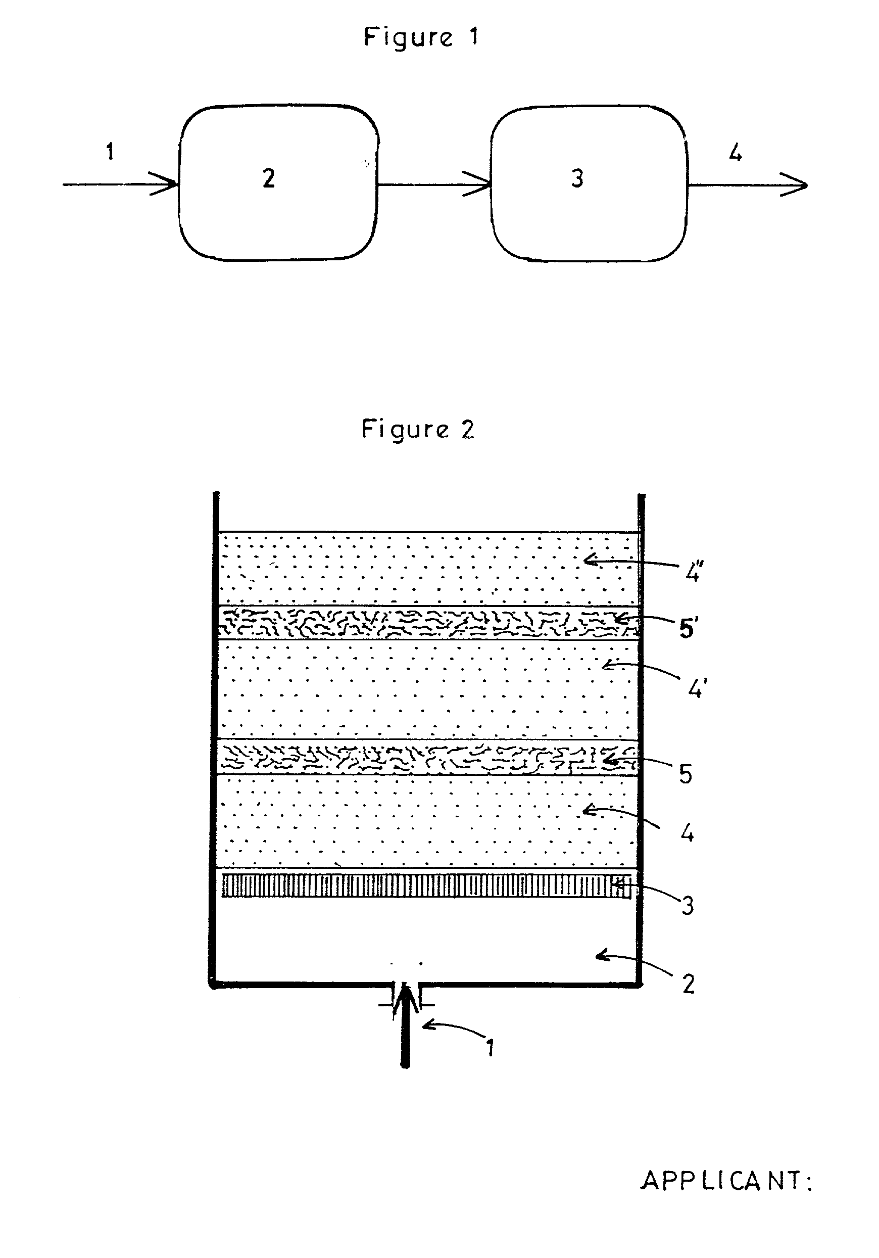 Biological filter for the purification of waste gases