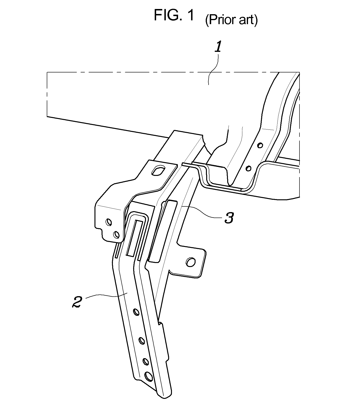 Knee bolster for vehicles