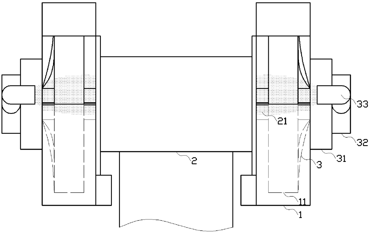 Spraying dedusting heat-dissipating grinding tool device