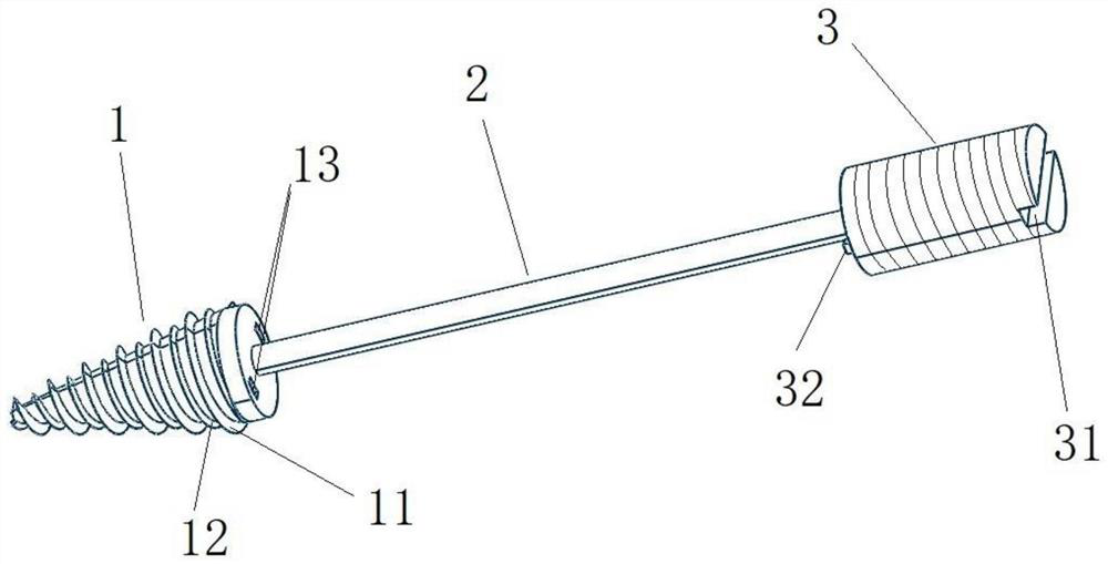 Inhaul cable type tension bone trabecula reconstruction type proximal femur intramedullary nail