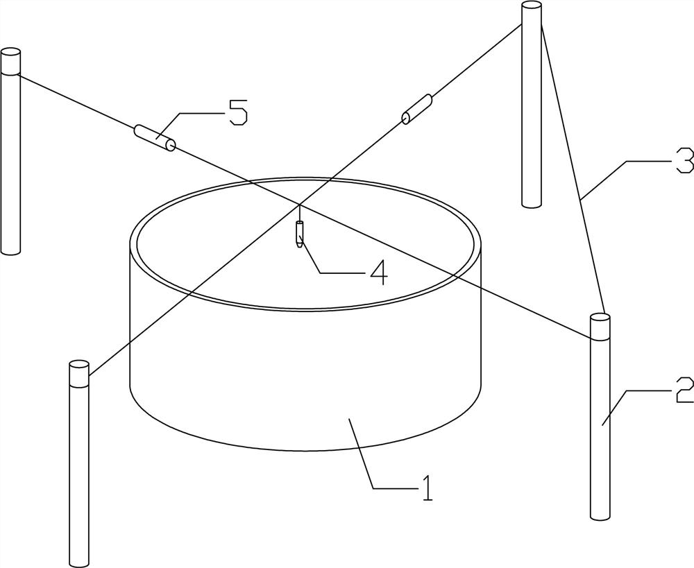 Centering device and method for reinforced cage of bored pile