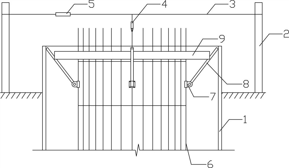 Centering device and method for reinforced cage of bored pile