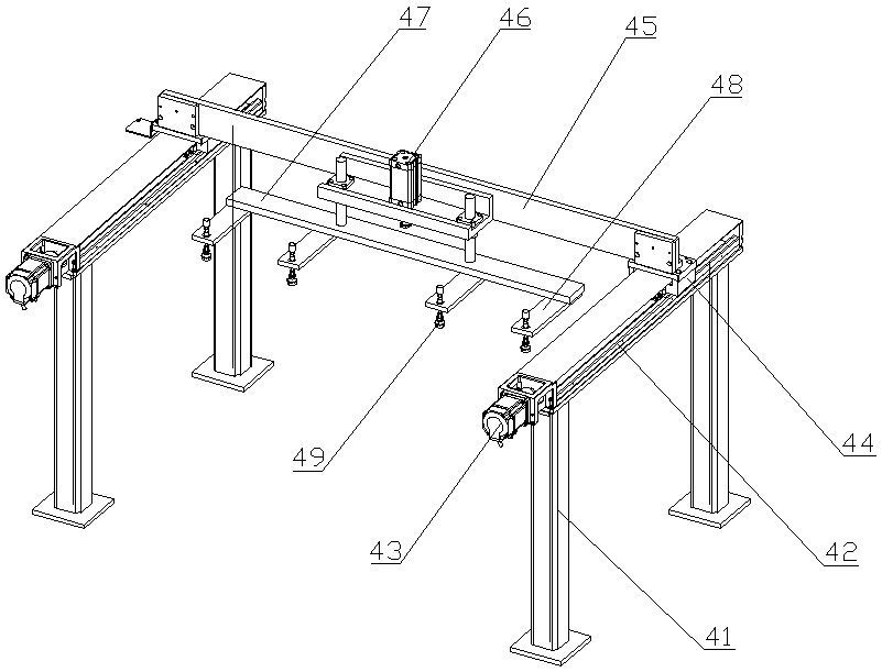 Large-size optical film automatic feeding device