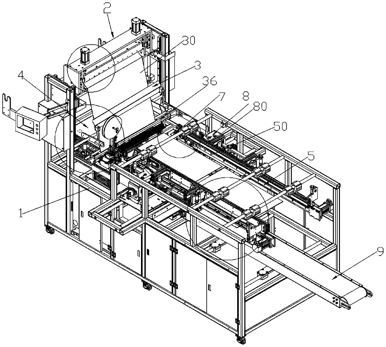 Full-automatic pocket machine