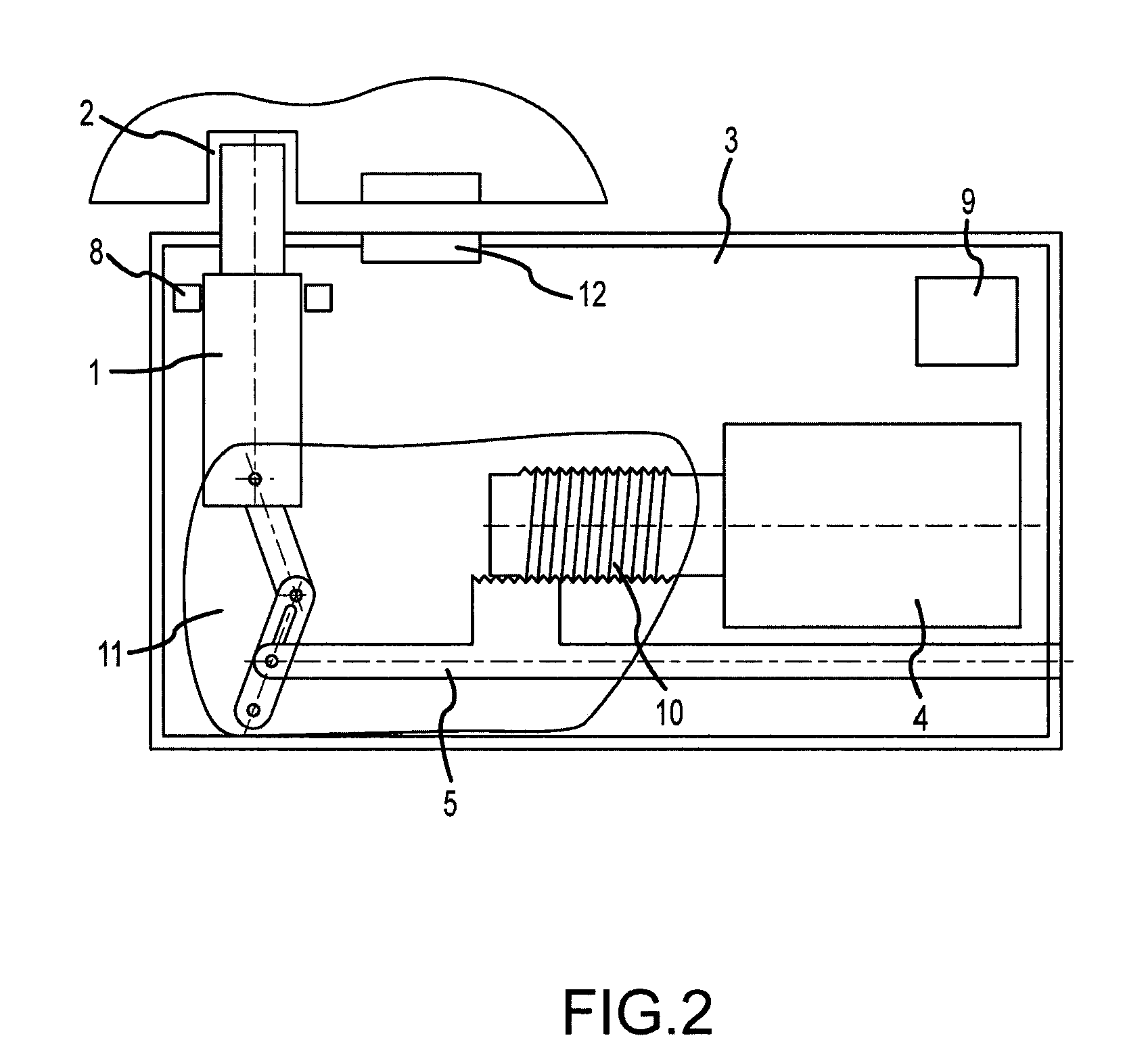 Guard lock for a component for closing an opening