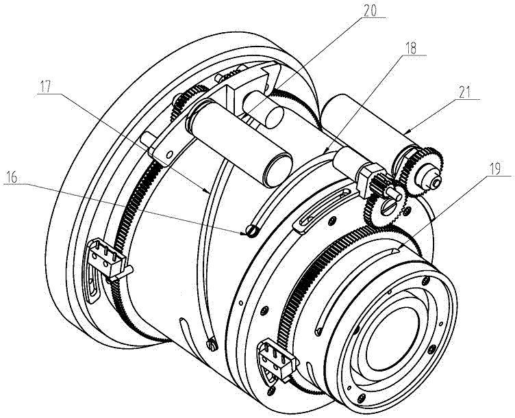 Infrared continuous zoom lens with long wave of 25 to 75mm and working method thereof