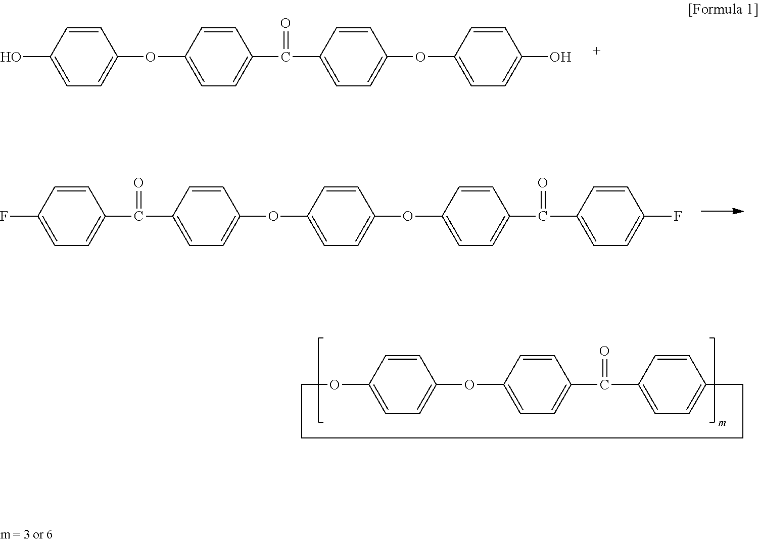 Cyclic polyphenylene ether ether ketone composition and method for producing the same