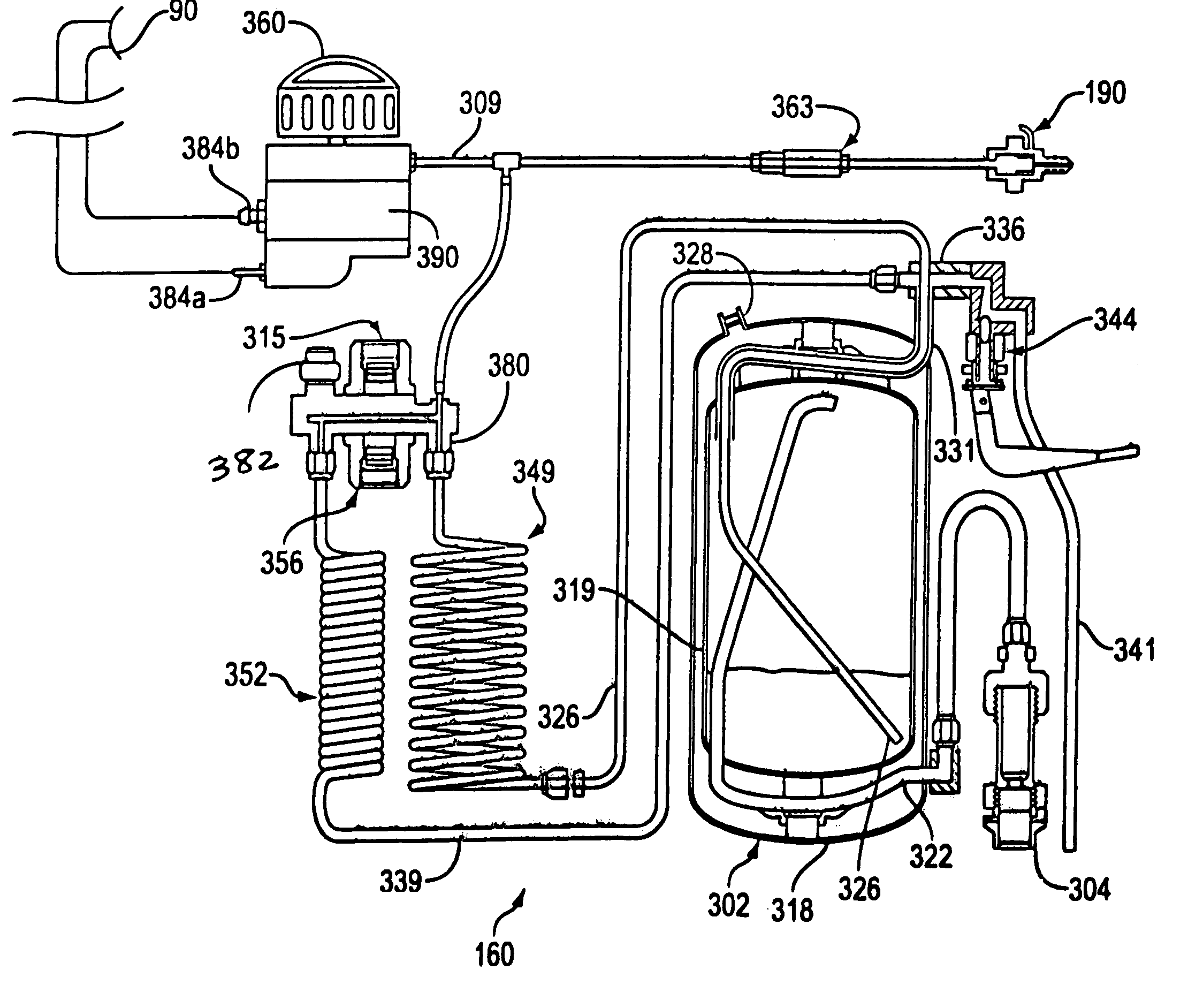 High efficiency liquid oxygen system