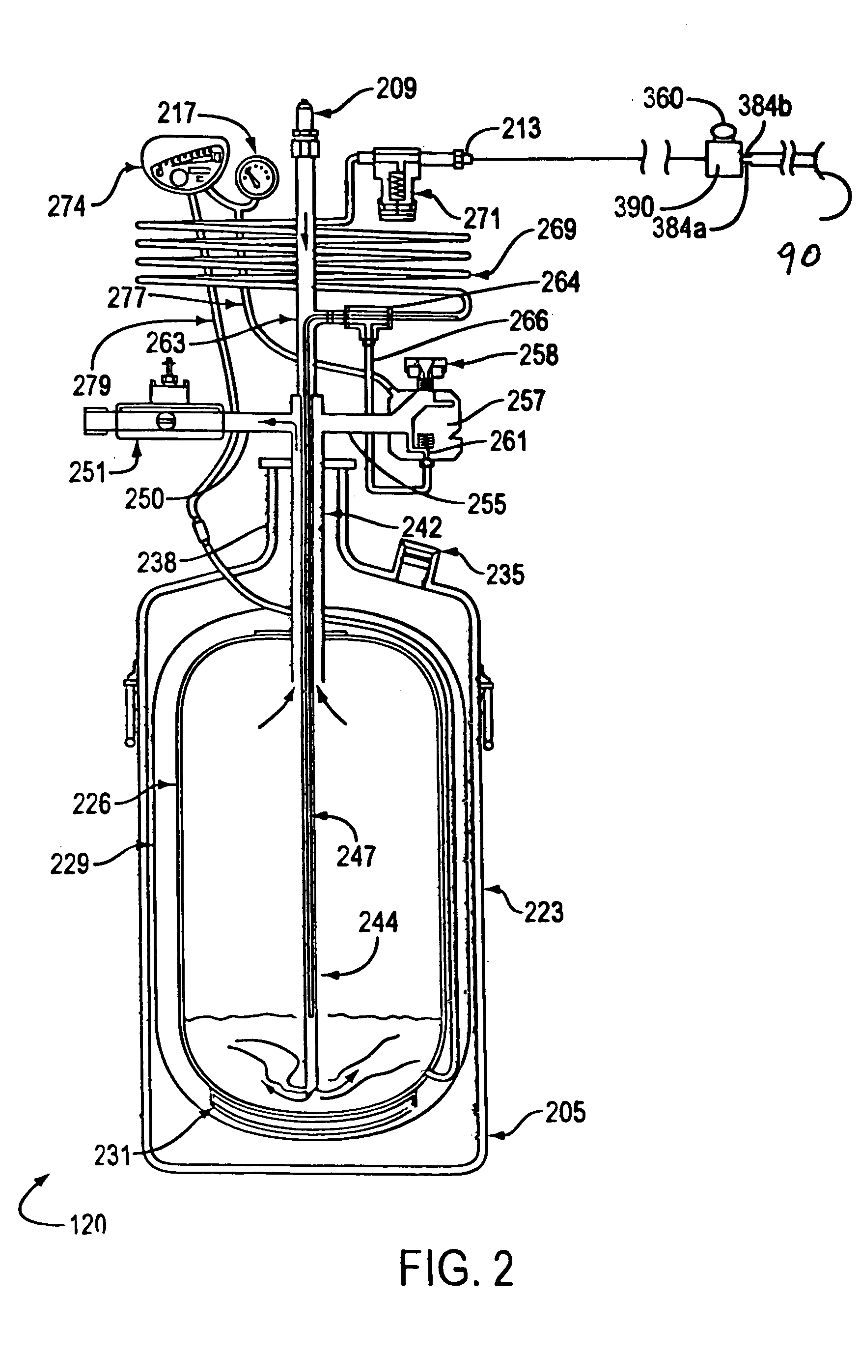 High efficiency liquid oxygen system