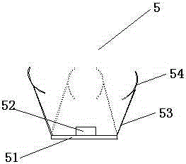 Glass turning device for refrigerator panels