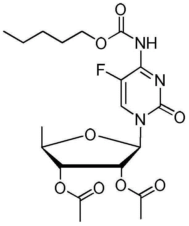 Synthetic method for capecitabine key intermediate