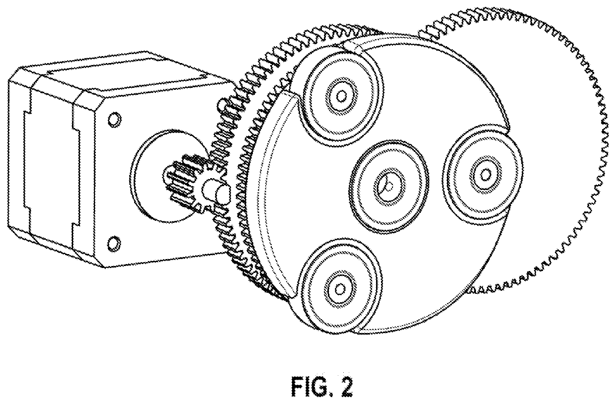 Robotic apparatus for building a multidimensional object