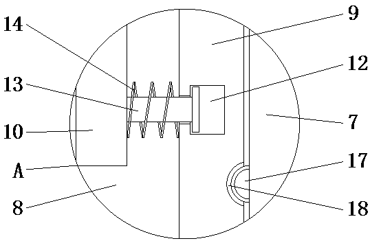 Novel vacuum switch tube storage device capable of preventing extrusion