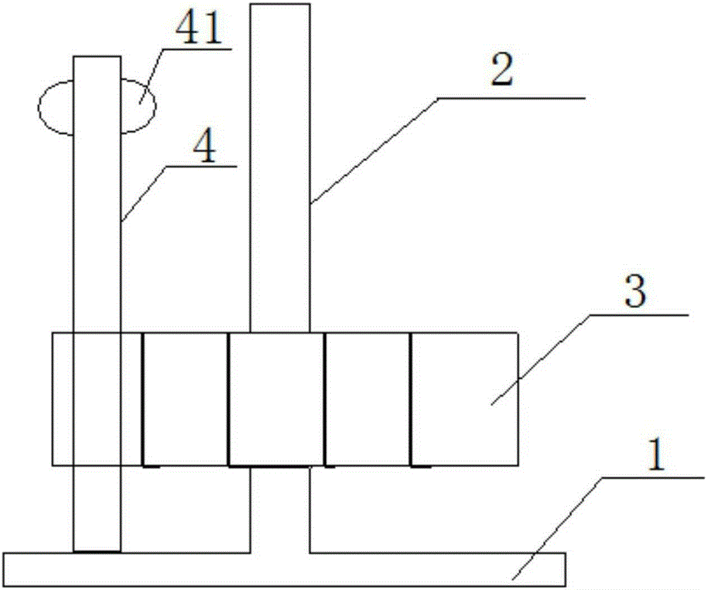 Battery type field fixing device for falling protectors