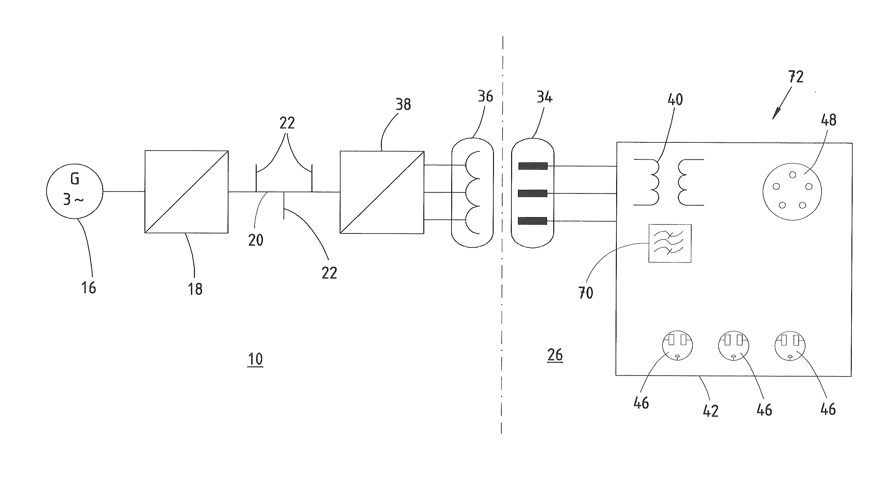 Electric System For Providing Electrical Power For A Vehicle And An Implement