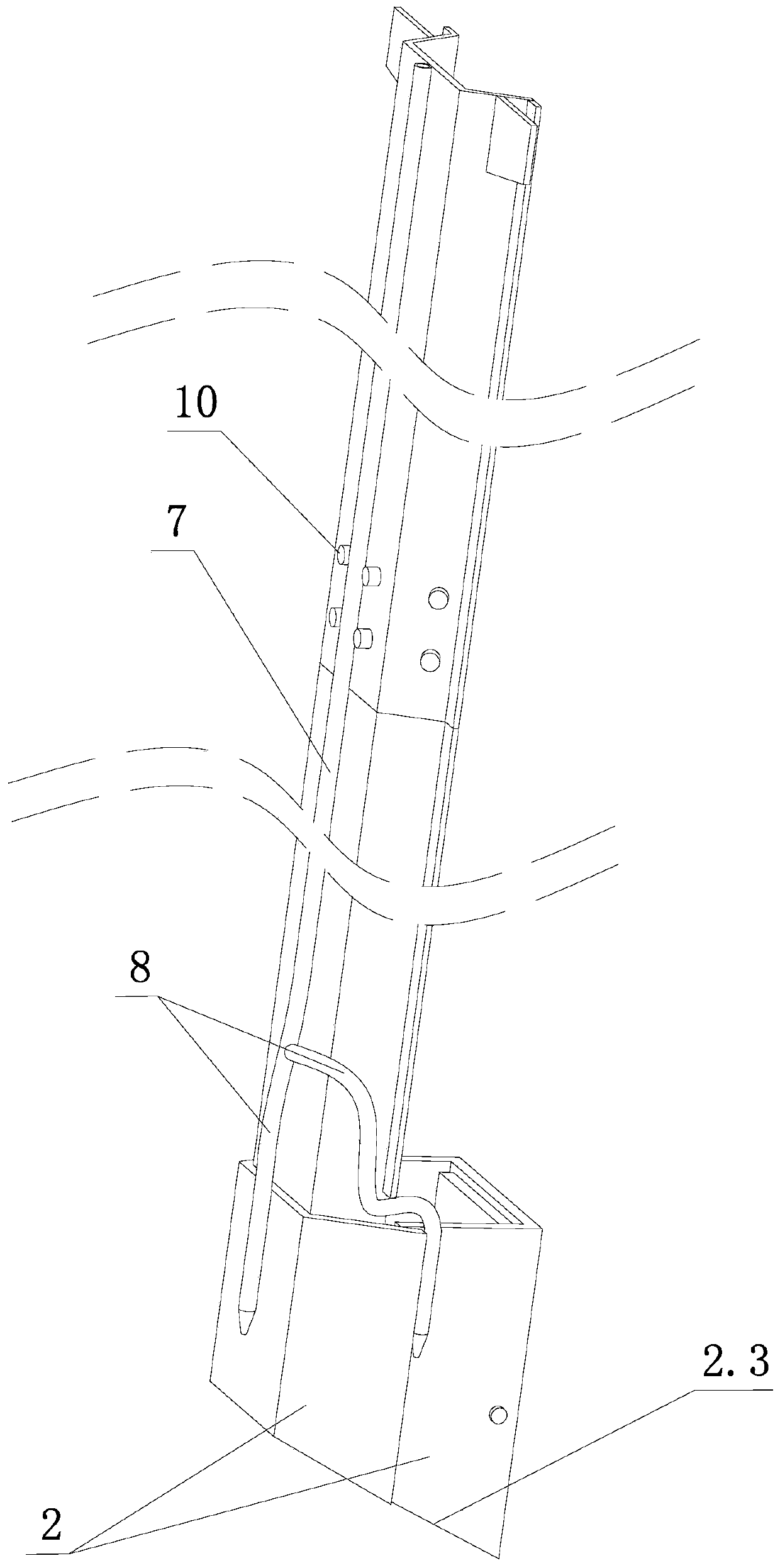 Bottom wrapping type vibration hammer profile steel pile pulling machine and pile pulling method thereof