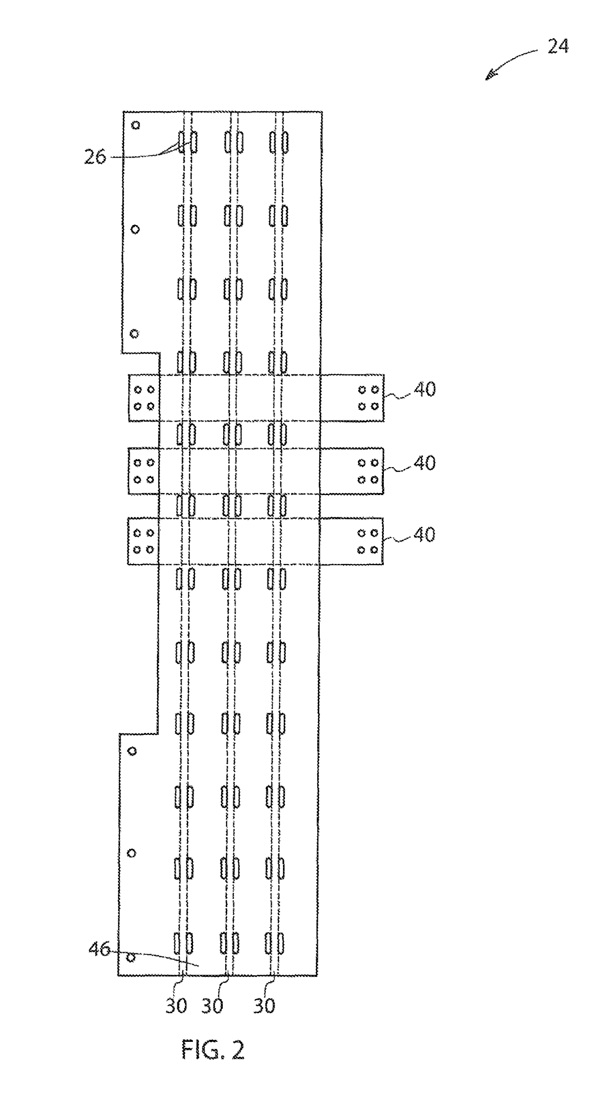 System for isolating power conductors using molded assemblies