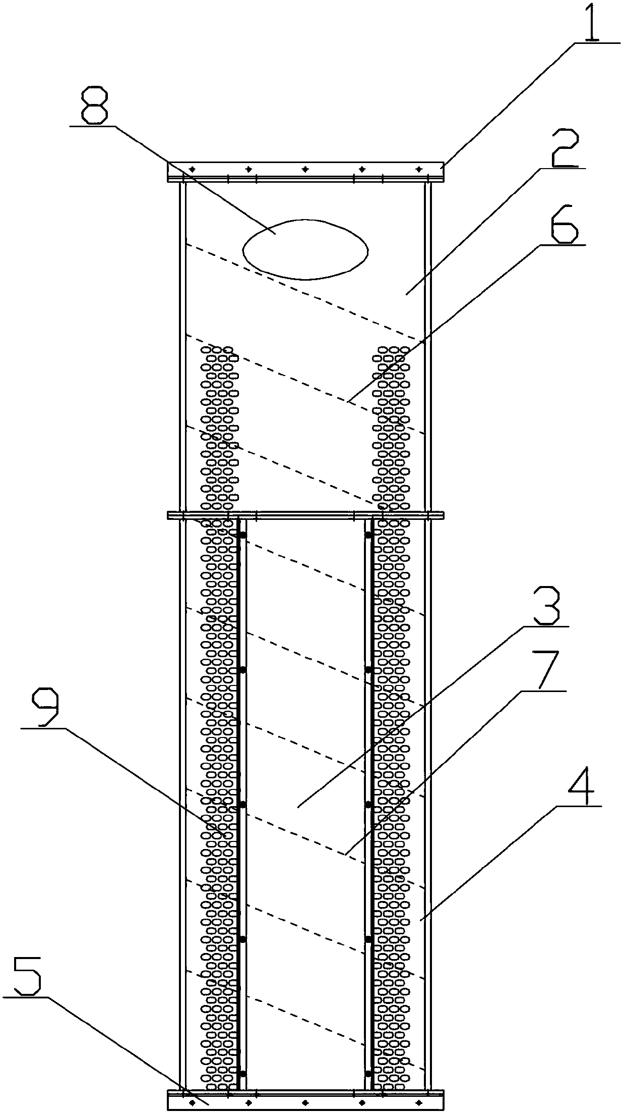 Combined type sealing cover and open-type axial flow threshing system using same