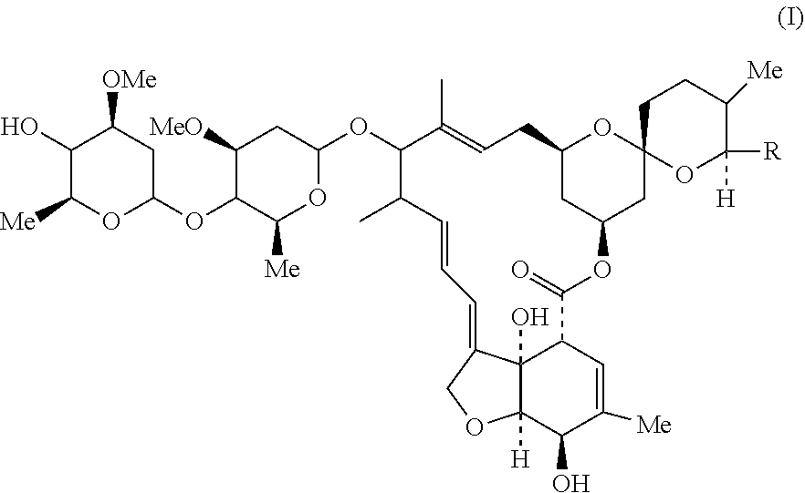 Use of tenvermectin in control of harmful insects in agricultural and forest crops