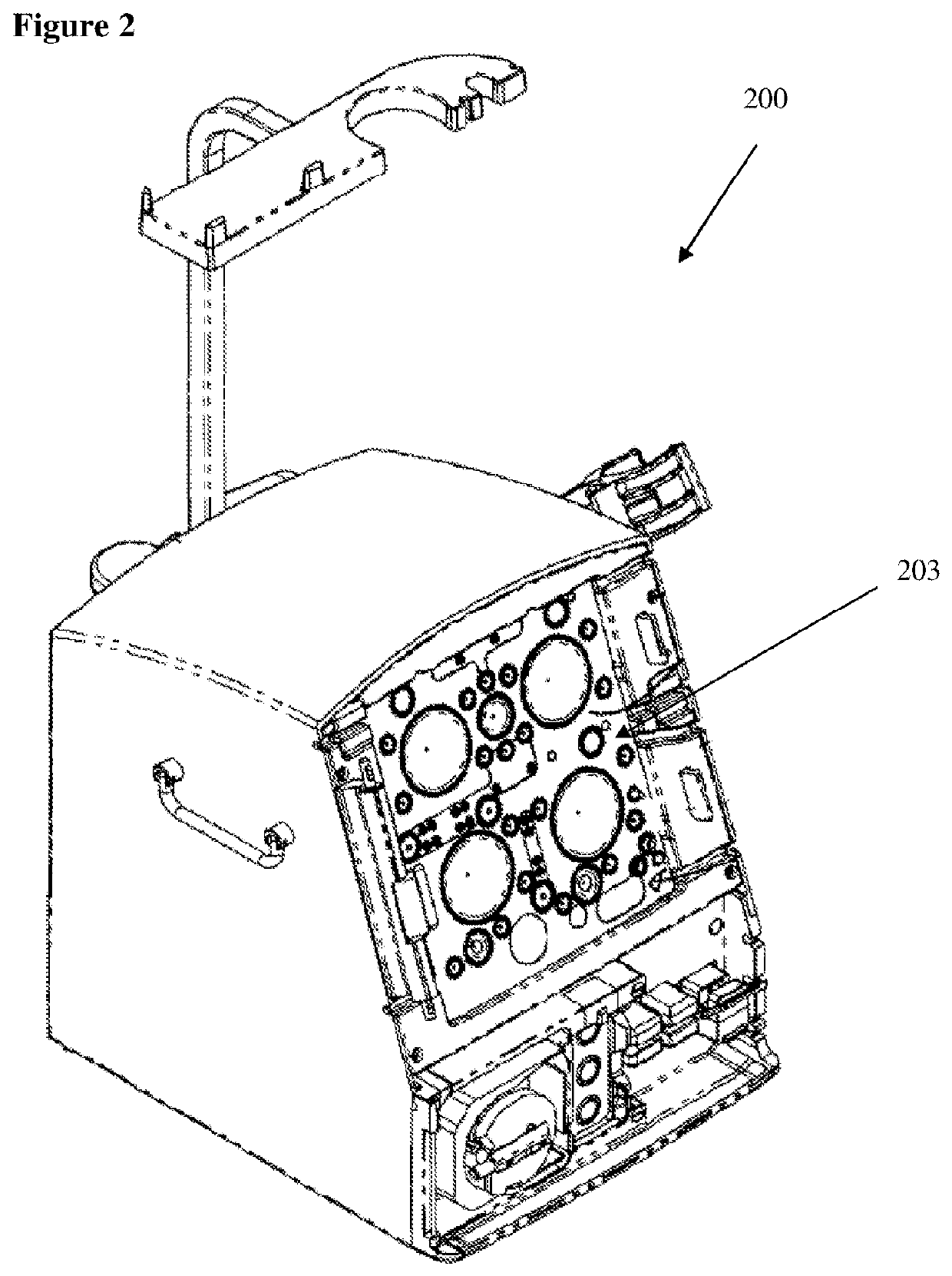 Dialysis cassette with RFID chip