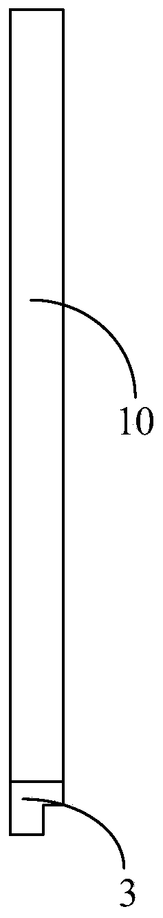 Prefabricated shear wall component and construction method thereof