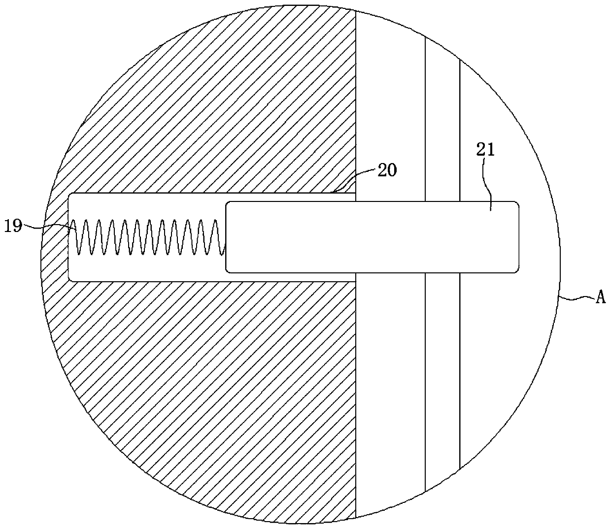 Solar photovoltaic panel dust clearing equipment