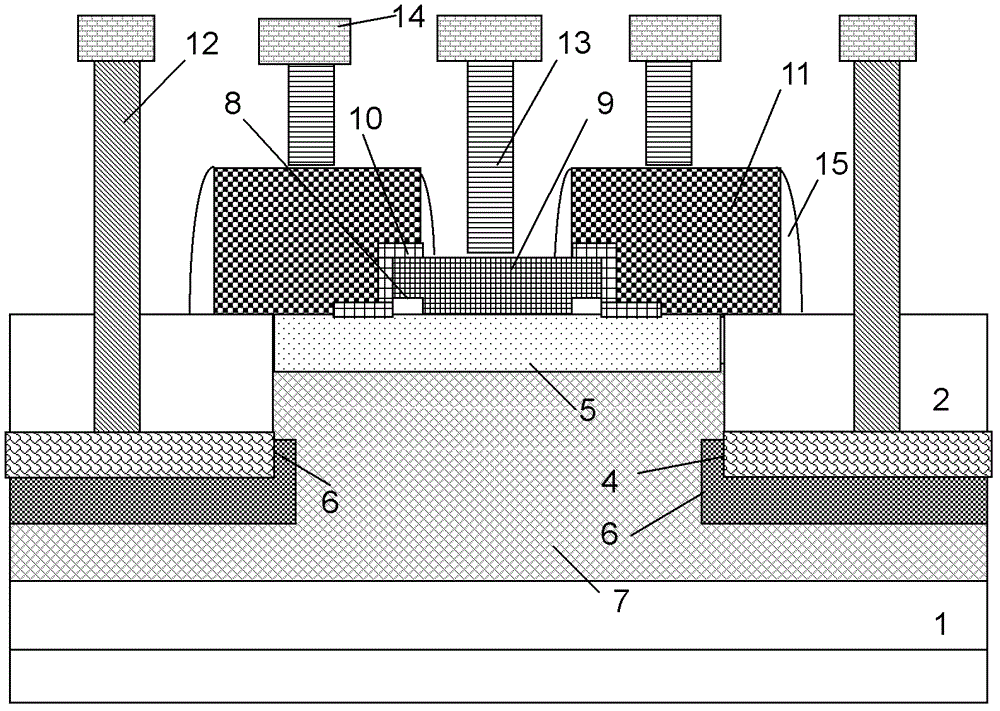 Vertical parasitic type PNP triode and manufacture method