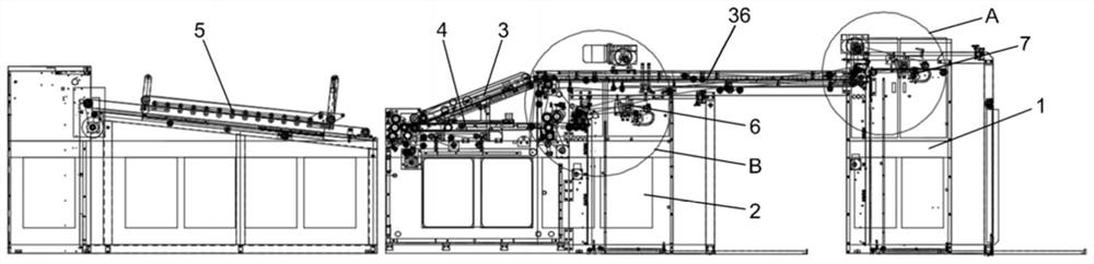 High-precision automatic paperboard mounting machine and control method