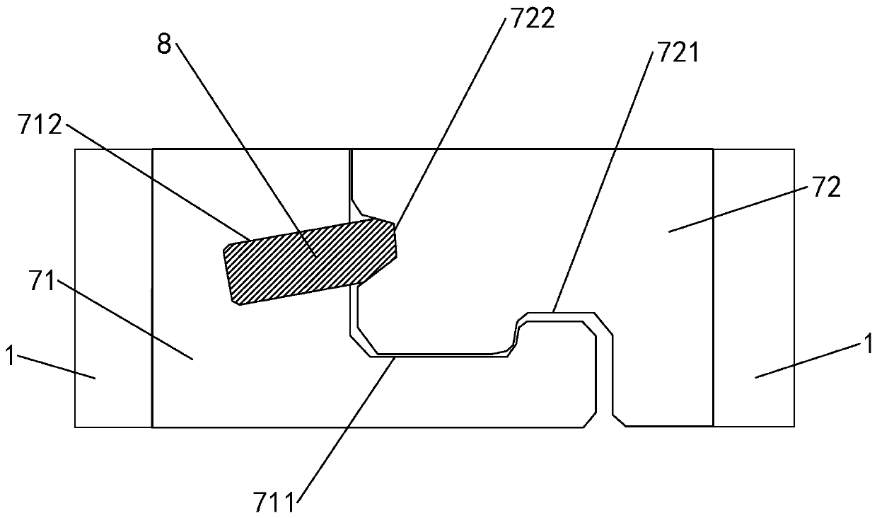 Heating plastic floor with graphene film arranged in press fit mode